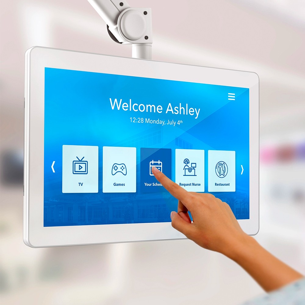 Enhance Healthcare with Our White Wall-Mounted Android PoE Tablet PCs